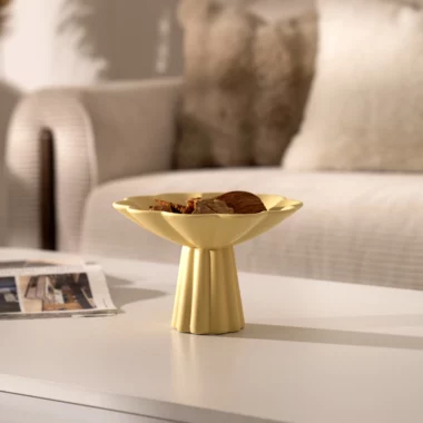 Quinn Ceramic Deco Platter -20x20x13CM