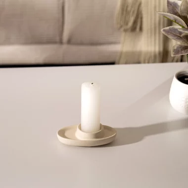 Quinn Ceramic Tealight Holder -12x7x3.5CM
