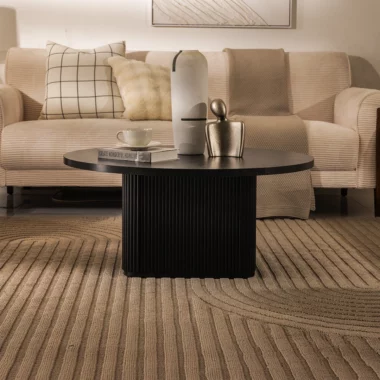 Tambour Coffee Table – Black