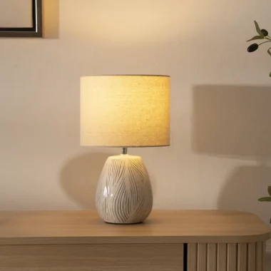Tria Ceramic Table Lamp 20x20x33.5cm