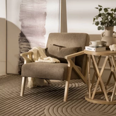 Aura Lounge Chair -Beige