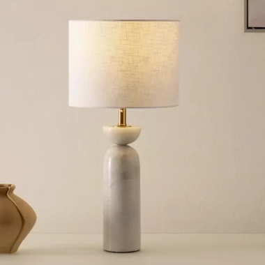 Avero Marble Table Lamp -48cm