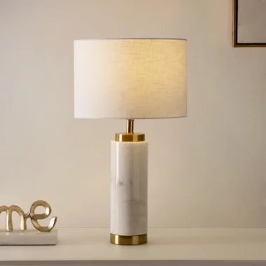 Avero Marble Table Lamp -53cm