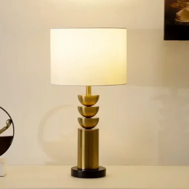 Avero Metal Table Lamp Gold -54cm