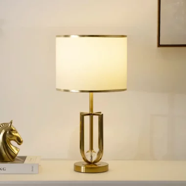 Avero Metal Table Lamp Gold -57cm