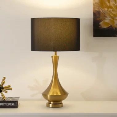 Avero Metal Table Lamp Gold -62cm