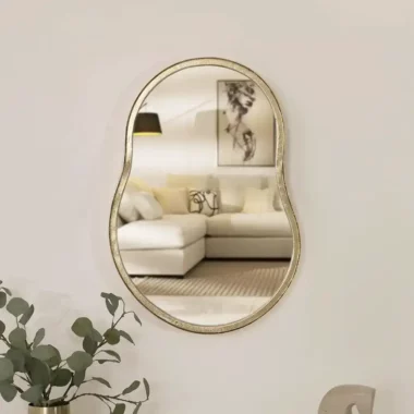 Deyna Decorative Metal Wall Mirror 43.2×62.9x5cm