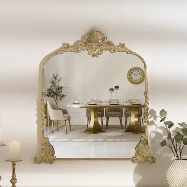 Deyna Decorative Metal Wall Mirror -90.8cm