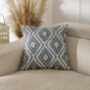 Heston Ikat Printed Cushion 45x45cm