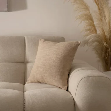 Heston Plain Cushion 45x45cm -Biege