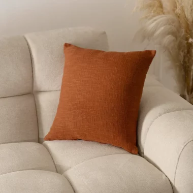 Heston Plain Cushion 45x45cm -Tan