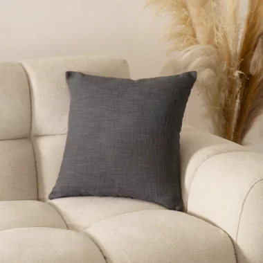 Heston Plain Cushion 45x45cm -Grey