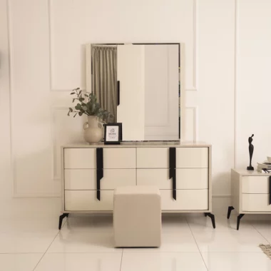 Maison Dresser Mirror With Stool