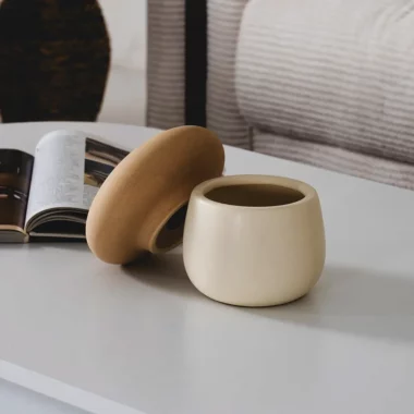 Quinn Ceramic Mini Deco Jar 14.8*14.8*14.4 cm