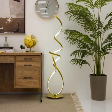 Rixi Floor Lamp – Gold