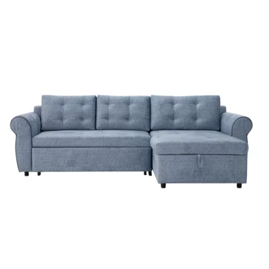 The Ronnan Sofa Cum Bed With Storage -Blue