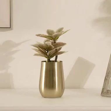 Siv Metal Gold Vase -15.5cm