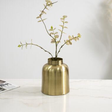 Siv Metal Gold Vase -19cm