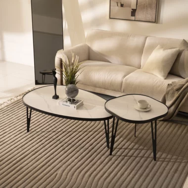 Aras Coffee Table – Walnut/Black