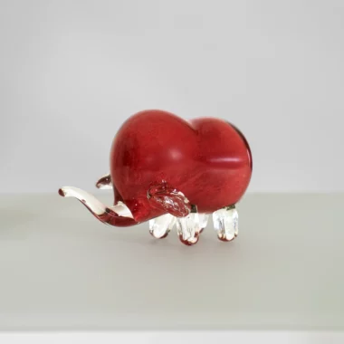 Lemont Glass Elephant Accent -8×9.5x15cm