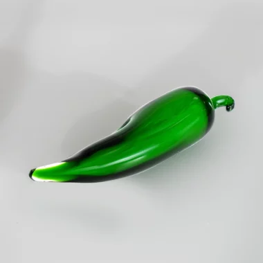 Lemont Glass Green Chilli Accent 19.5X5X5Cm