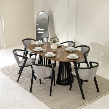 Zythies Dining Set 6-Seater