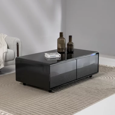 Bratislava Tb-135 Smart Coffee Table W/T Fridge Black