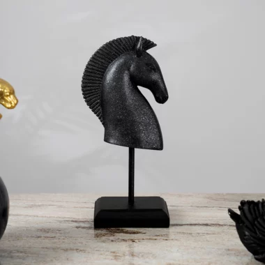 Blake Resin Horse Head Figurine 12.5×7.5x26cm