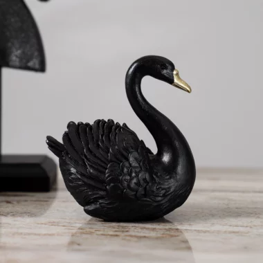 Blake Resin Swan Figurine 11.7×7.5x12cm
