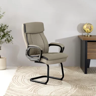 Kubix Qy-1027V Visitor Chair Col Grey