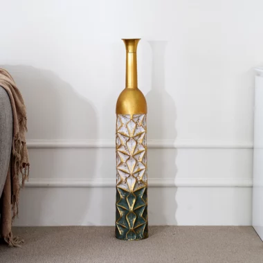Laive Metal Texture Vase -92cm
