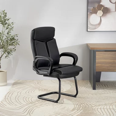 Monash Qy-1045H Visitor Office Chair Col Black