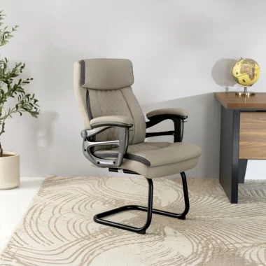 Toby Qy-1027V Visitor Chair Col Grey
