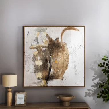 Elm Framed Canvas Wall Art 102.6×4.3×102.6cm