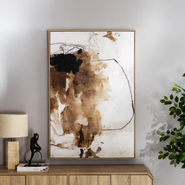 Elm Framed Canvas Wall Art 82.6×4.3×122.6cm