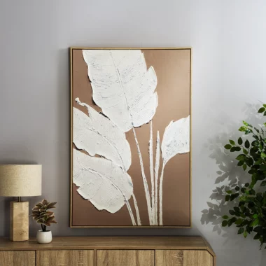 Elm Framed Canvas Wall Art 82.6×4.3×122.6cm