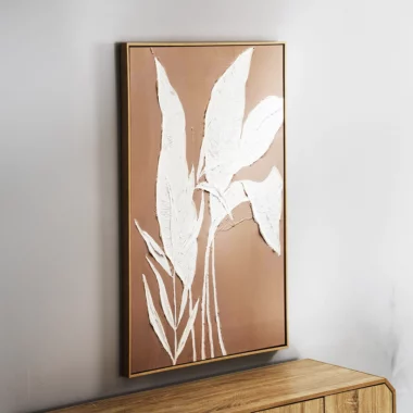 Elm Framed Canvas Wall Art 82.6×4.3×122.6cm