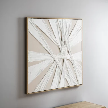Elm Framed Canvas Wall Art 102.6×4.3×102.6cm