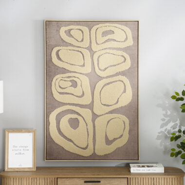 Elm Framed Canvas Wall Art 82.6X4.3X122.6Cm