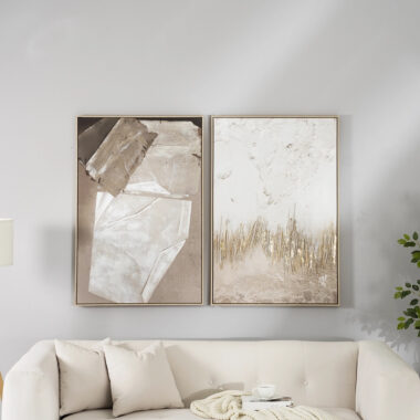 Elm Framed Canvas Wall Art 82.6×4.3×122.6cm