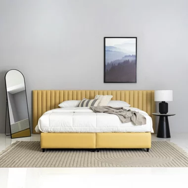 Lyla Wall Headboard Base Set With Valentina Mattress
