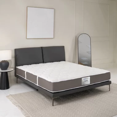 Plush King Bed With Valentina Mattresss -180×200 cm