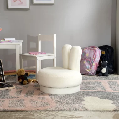 Rabbit Kids Stool – White