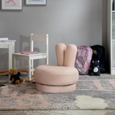 Rabbit Kids Stool – Pink