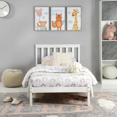 SBD – LAC Single Bed – White