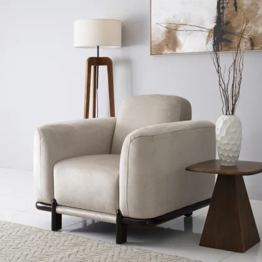 Alex Sofa Single Seater In Fabric