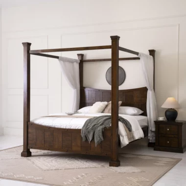 Alexandia King Bed 200X180 – Walnut