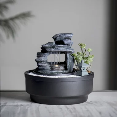 Rivulet Indoor Fountain Grey