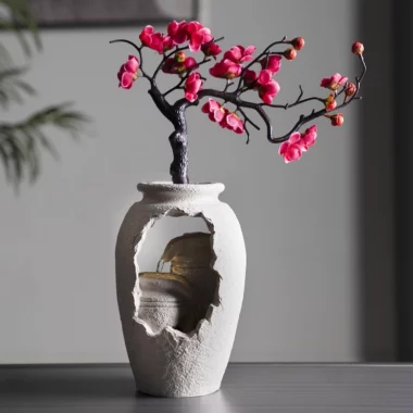 Rivulet Plant Pot Indoor Fountain
