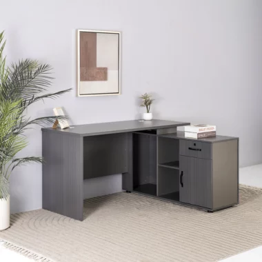 Bellamy Office Table 1.4 Metre – Dark Oak